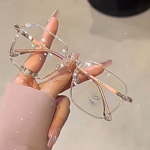 แว่นตา แว่นตาสายตาสั้น แว่นตาเปลี่ยนสี เลนส์กรองแฟชั่น กรองคอมพิวเตอร์โทรศัพท์มือถือแสงสีฟ้าเครื่องประดับแฟชั