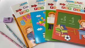Ravepop Kids Math Learning Set | Numbers Puzzles Addition & Subtraction Pencils Eraser