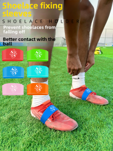 Mens Soccer Shoes Laces Protection Cover Anti-slip Long Nails Sports Shoe Straps Fixed Socket for Childrens Shoes