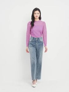 Koradior | Blue Wide Leg Jeans Pants