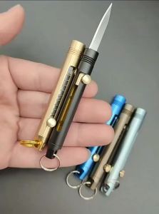 FENGHONGTAO | Móc Khóa Có Thể Mở Rộng với Lưỡi Dao Gấp để Mở Gói Ngoài Trời