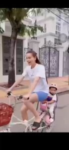 Ghế ngồi xe đạp trẻ em  từ 1-5 tuổi cao cấp đủ ốc chắc chắn