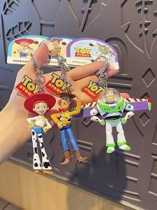 Disney | Toy Story 5 Jessie Woody Buzz Lightyear Doll Keychain Bag Cartoon Pendant Anime Figure Accessory for Birthday Gifts For Friends.