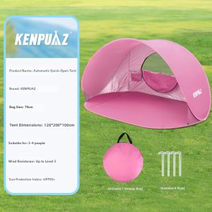 KENPUAZ | Quick Pitching Sunshade Camping Tent