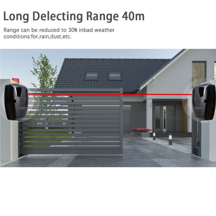 Infrared Beam Sensor Photocell Garage Door Infrared Sensor DC9-50V/AC6 ...