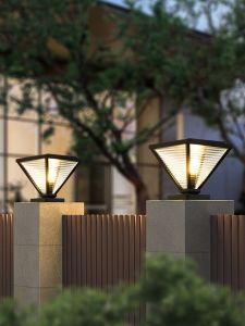 VINCAN | Solar Waterproof Outdoor Pillar Light
