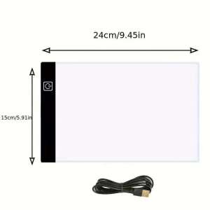 LED drawing copy board for paintingthree-stage dimmable painting tablet A5 size light padChristmas Halloween Thanksgiving gift