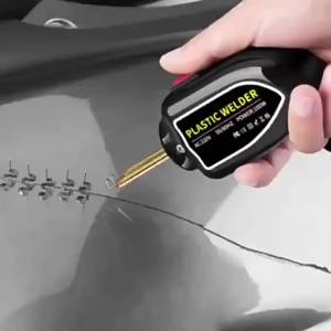 100W Portable Plastic Welder Hot Stapler Plastic Repair Kit Car Bumper Crack Kayak Repair 80W Electric Soldering Iron Stand Tool