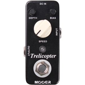 Mooer | MOOER Trelicopter Guitar Effect Pedal Micro Optical Tremolo Classic Optical Effect Tremolo Synthesizer Pedal Guitar Accessory