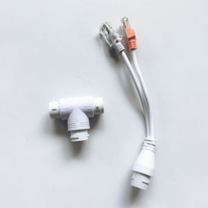 POE Splitter 2-in-1 Network Cabling Connector Three-way RJ45 Connector For IP POE Camera CCTV Accessories