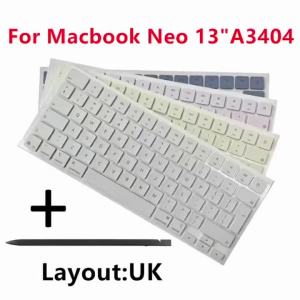 Laptop A3404 Keyboard UK Keycaps Keys Key Cap Set for Macbook Neo 13" Repair Kit