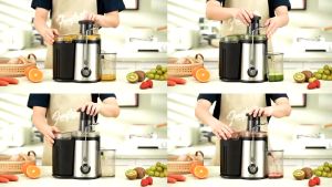 【Bisa COD】Slow Juicer Juice Extractor 2 Speed 350ML Blender Jus Buah Juice Extractor Screw Cold-Press Masticating