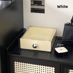 Dopamine Desktop Cosmetic Storage Box Drawer Style Makeup Desk Skincare Lipstick Miscellaneous Organizer Rack Luxury Creative Acrylic Organizer