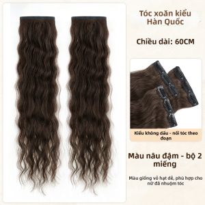 HHfashion | Mái Tóc Thật Tăng Thể Tích Gắn Vô Hình Mượt Mà