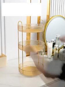 SPEEDS Rak Putar 360 Derajat Organizer Rak Kosmetik Susun Ringkas Dapur Serbaguna Storage 202-G03