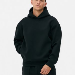 เสื้อสเวตเตอร์คอกลมแขนยาวหลวมๆ ลำลอง แฟชั่นฤดูใบไม้ร่วง/ฤดูหนาว สำหรับผู้ชาย ผ้าฝ้ายผสมโพลีเอสเตอร์ ปกติ