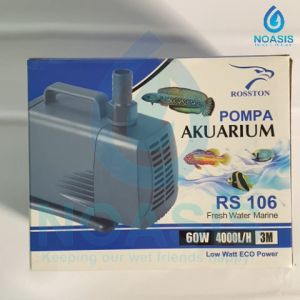ROSSTON Pompa Celup Water Pump Aquarium RS - 106 Dengan Kapasitas 4000 Lh daya 60 W Akuarium