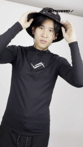 เสื้อว่ายน้ำดำน้ำผู้ชาย – Rash Guard Male 23 แบรนด์ WATER PRO – เสื้อแขนยาวกัน UV