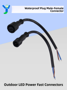 Outdoor Waterproof Wire Connector Male And Female Plug 2-8 Core 0.3-2.5 Flat Alloy Power Cable Connector Electric Parts