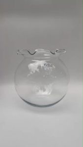 "TERMURAH!!! COD!!! FREE ONGKIR!! Aquarium vas bulat kaca Shella 4 ltr merk dlx glass