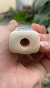 Pipa Gading Asli Lokal Panjang 15cm Kotak Lebar Mulus