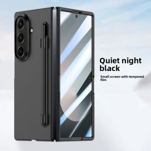 szhaiyu | Shockproof Protect Solid Color Phone Case For Samsung Galaxy Z Fold 8 7 6 5 4 Ultra with S Pen Holder Matte Cover Slim Screen