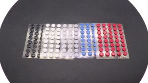 2set 6.5mm Diameter 0.8mm Thickness Small Dots Universal Mouse Skates For Rubberized Mouse Foot Glide Feet Sticker