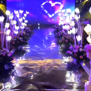 5 S-Shaped Fower Bud Dragon Pearl Lightsroad Leading Petals Wedding Runway Wedding Lights