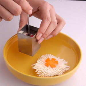 1PC Tofu Cutter Stainless Steel Handy Square Grids Shaped Slicer Tofu Maker Manual Food Press Mold Kit Shredder Cooking Vegetable DIY Tools Restaurant Home Kitchen Accessories