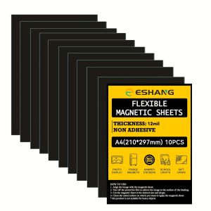 5R/A4 Thin Single-Sided Magnetic Sheets - Easy Organizer for Stamp & Die Collections