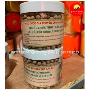 (SALE KHỦNG 30%-60%) Viên Thảo dượᴄ ᴄhữa thoái hóa Vôi hóa gai cột sống thoát vị Đĩa Đệm (hũ 300gr)- Qùa Tây Bắc 27