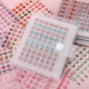 6000pcs stickers/Book Small Sticker Collection Book Mini Sticker Book Hand Account Sticker Book Snap Transparent Storage Book
