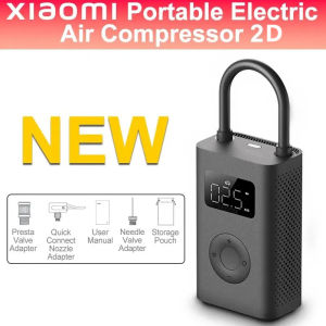 NEW MIJIA Inflatable treasur Air Compressor 2D 2000mAh Portable Inflator Air Pump 2D For Bicycle Car Motorcycle Ball CN