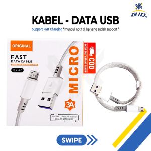 Kabel USB 3IN1: Charger & Kabel Data untuk Smartphone