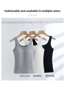 QIAOCHENXIAN | Padded One-Piece Tank Top for Plus Size Women