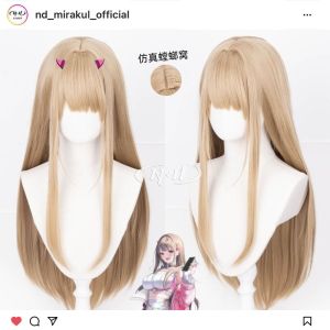 Phụ Kiện Cosplay Tóc Giả Màu Vải Lanh 80cm NIKKE VICTORY Goddess Mẫu Nhân Vật Độc Đáo Của ND Home Cosplay Phụ Kiện
