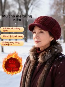 WUUJIA+ | Mũ Len Nữ Ấm Áp Mùa Đông