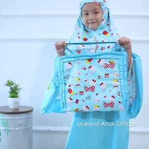 Mukena Anak Katun Karakter Hello Kitty Bestfriend