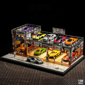 Mô Hình Garage Đựng Xe Hơi Die-Cast 1:64