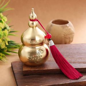 Botol Naga Penghindar Tembaga Labu Tembaga Alat Letak Barang Logam Fengshui Barang Antik Perhiasan Tembaga Cenderahati Barang Tembaga Borong