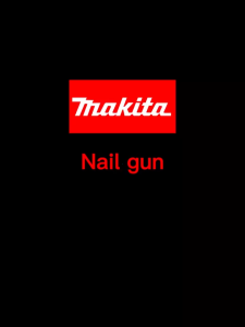 COD MAKITA Nail Gun Manual Steel Nails Gun For Concrete Rivet Tool Steel Rivet Gun Nailer Punch Gun Sound Attenuation Processing Cordless Nail Tool Kit
