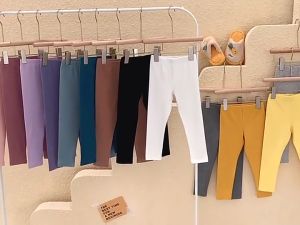 5 PAKET PCS Legging Anak Perempuan Karakter 1-10 Tahun Katun RIB Spandek/Katun cewek balita abu hitam pink putih hijau