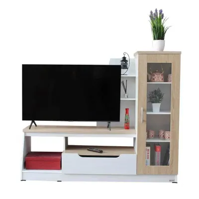 Lemari Meja TV Meja Buffet Minimalis - LVR 130 Panel / Kaca