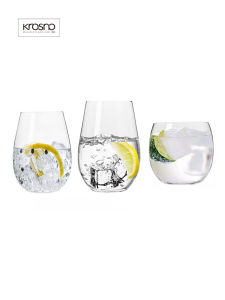 Krosno Imported Crystal Glass Wine Glass Footless O-Cup Cocktail Glass Household Wine Glass Hotel