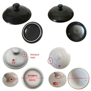 Kangshu Ceramic Casserole Lid Single Cover Single Sale Soup POY Cover Dry Stew Pot Stew Pot Claypot Rice Earthen Jar Pot Lid Neutral
