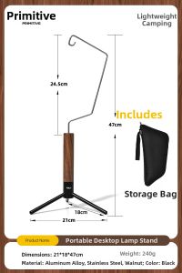 The Primitive | Camping Lamp Stand Hanging Rack
