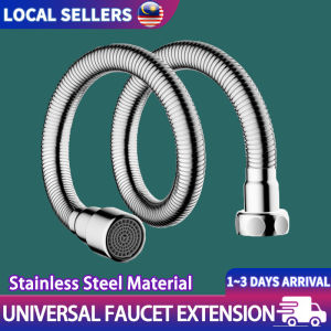 Flexible Extension Hose Kitchen Stainless Steel Faucet Extension Tube Bending And 720° Rotatable Faucet Extender Pressure