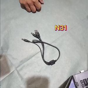 N31 ORIGINAL KABEL DC VOLT V CUMI CABANG CABLE CAS ADAPTOR 5.5 2.1 MM 4 PORT SOCKET SOKET MALE FEMAL