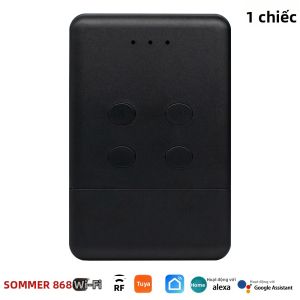 SOMMER 868 Tuya WiFi Bộ Mở Cửa Nhà Để Xe Thông Minh Với Ứng Dụng Smartlife Điều Khiển Từ Xa Bộ Phát Cầm Tay Cầu RF Cho Tự Động Hóa Gia Đình