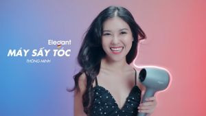 Máy sấy tóc ion âm lưu khí 3D 1800W Elegant Germany. Tạo kiểu chuyên nghiệp chuẩn Salon - GreenLife Gia dụng nhập khẩu